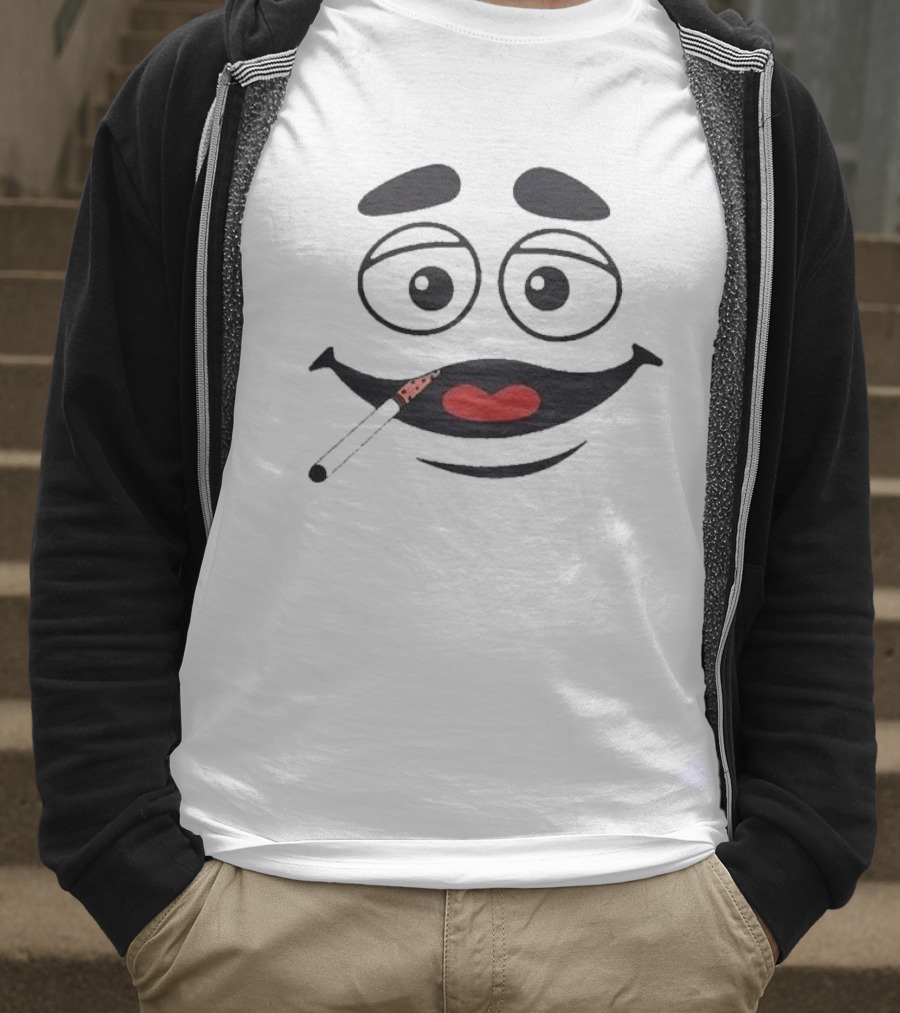 Grimace Monster Smoking T-Shirt