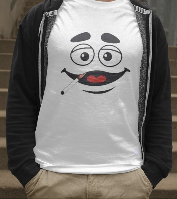 Grimace Monster Smoking T-Shirt