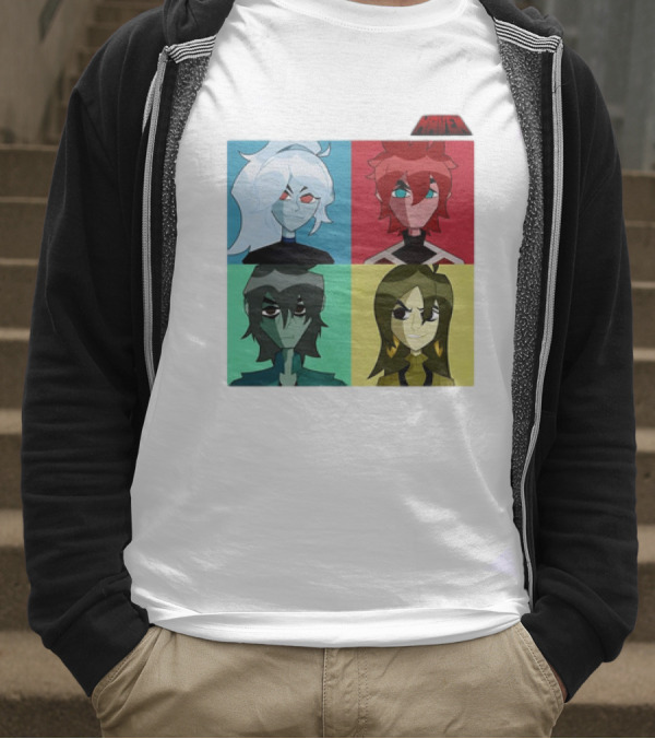 HAVEN Character Cast Art Style With Four Characters T-Shirt