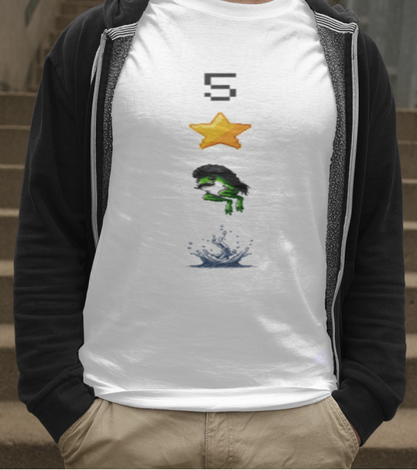 Heart And Sole Customs 5 Star Frog Jump Splash T-Shirt