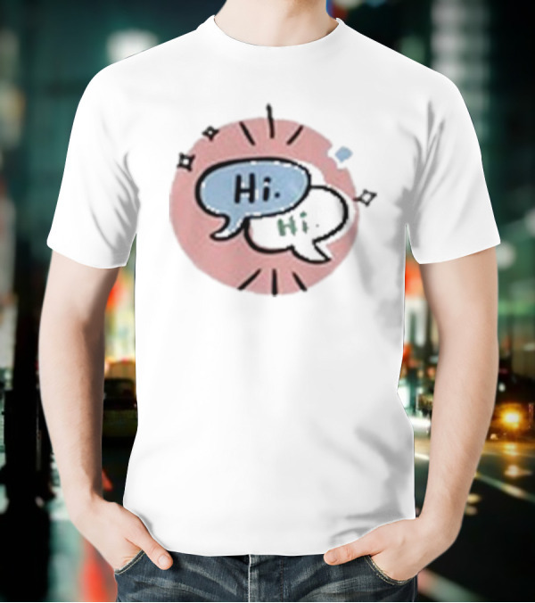 Heartstopper Hi Hi Love Story Conversation Bubbles T-Shirt