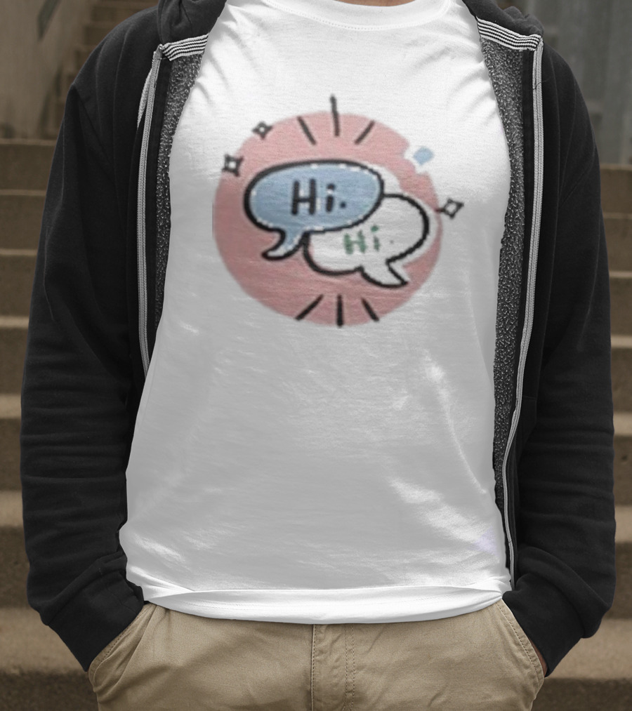 Heartstopper Hi Hi Love Story Conversation Bubbles T-Shirt
