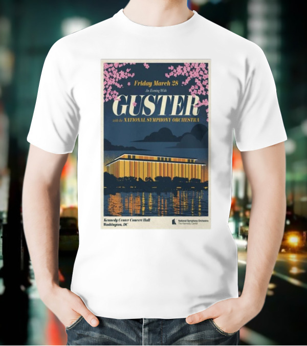 Friday March 28 An Evening With Guster National Symphony Orchestra Kennedy Center Washington DC T-Shirt