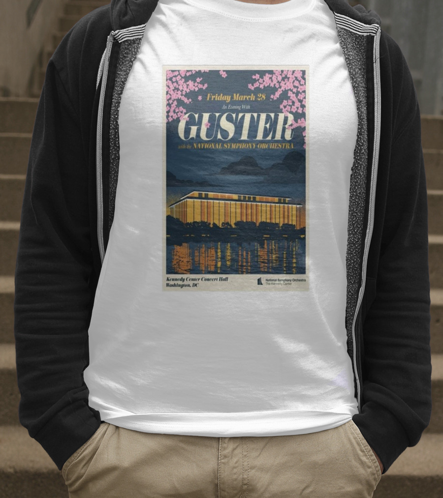 Friday March 28 An Evening With Guster National Symphony Orchestra Kennedy Center Washington DC T-Shirt