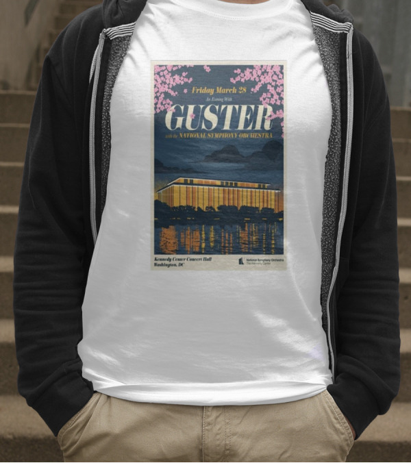 Friday March 28 An Evening With Guster National Symphony Orchestra Kennedy Center Washington DC T-Shirt