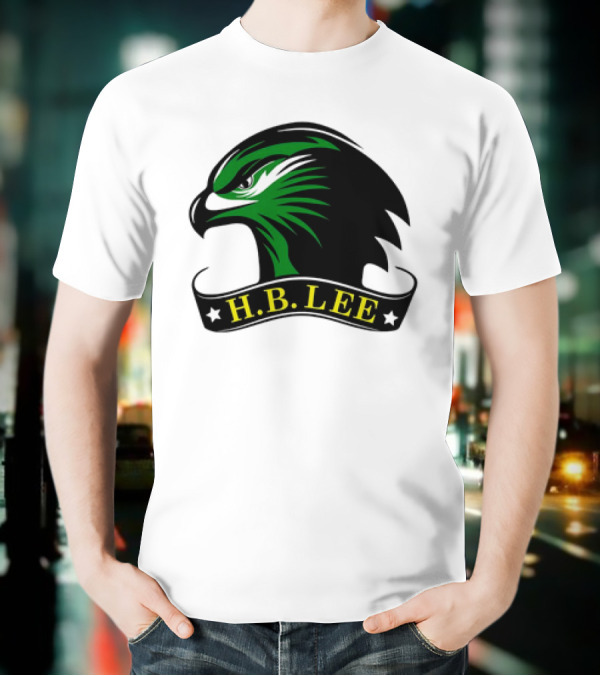 H.B. Lee Green Eagle Emblem T-Shirt