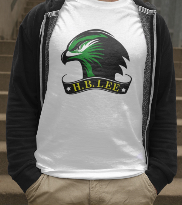 H.B. Lee Green Eagle Emblem T-Shirt