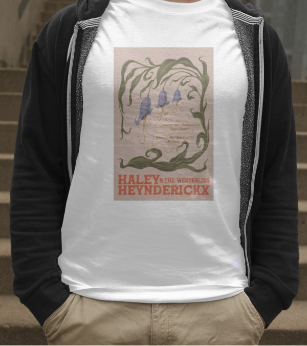 Haley Heynderickx & The Westerlies January 25 2025 Pioneertown CA Pappy + Harriet's January 31 2025 Santa Cruz CA Rio Theatre Tour T-Shirt