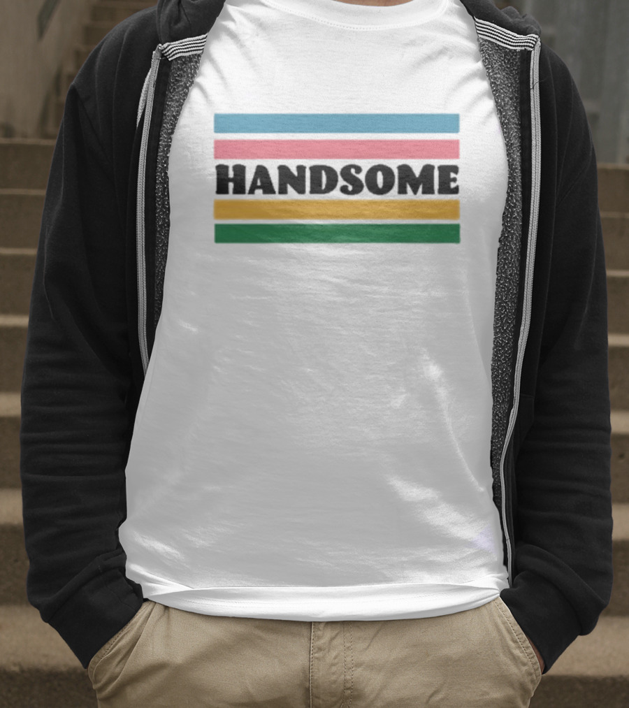 Handsome Podcast Handsome Ringer Funny Mom Rockbottuns Baseball Comedy Special T-Shirt