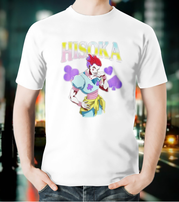 Hisoka Colorful Playing Cards Hunter X Hunter T-Shirt