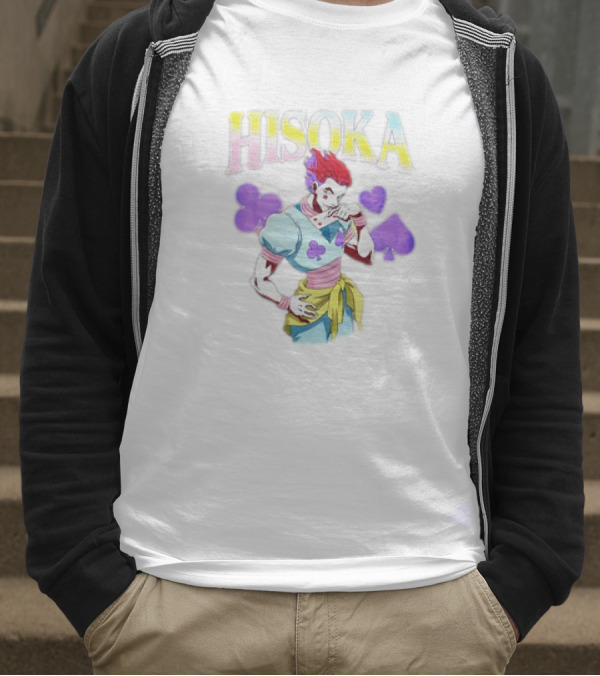 Hisoka Colorful Playing Cards Hunter X Hunter T-Shirt