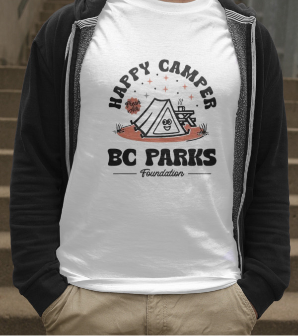 Happy Camper Fresh Air BC Parks T-Shirt