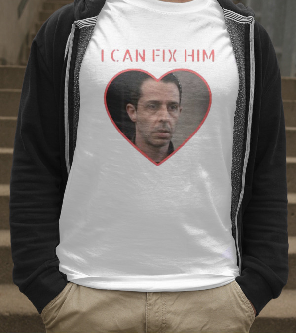 I Can Fix Him Kendall Roy Heart Outline Fan Merch T-Shirt