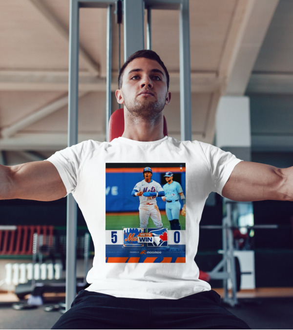 New York Mets Win 5-0 Toronto Blue Jays April 4 2025 T-Shirt
