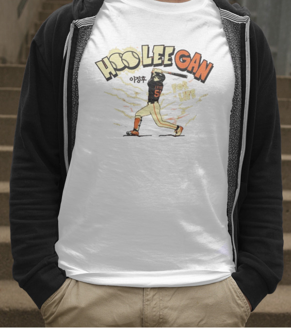 Hoo Lee Gan J. Lee 51 For Life Baseball Swing T-Shirt