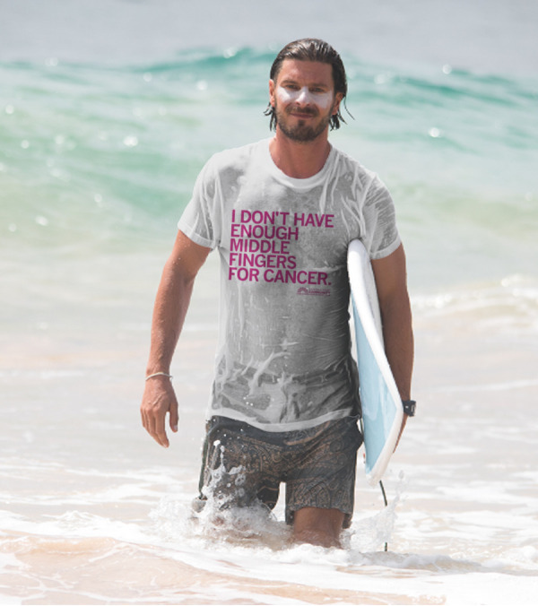 I Don't Have Enough Middle Fingers For Cancer Community Action排版元素 T-Shirt
