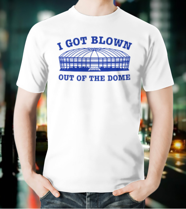 I Got Blown Out Of The Dome Stadium Illustration T-Shirt
