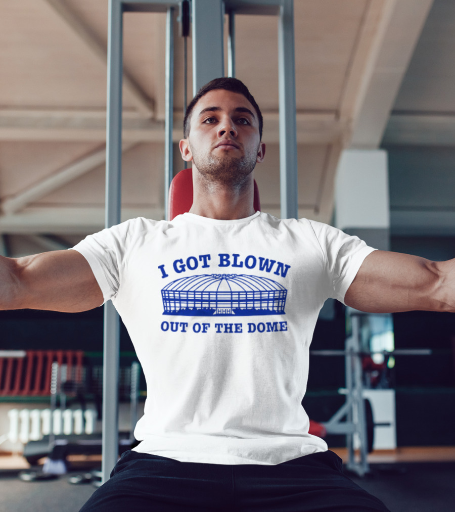 I Got Blown Out Of The Dome Stadium Illustration T-Shirt