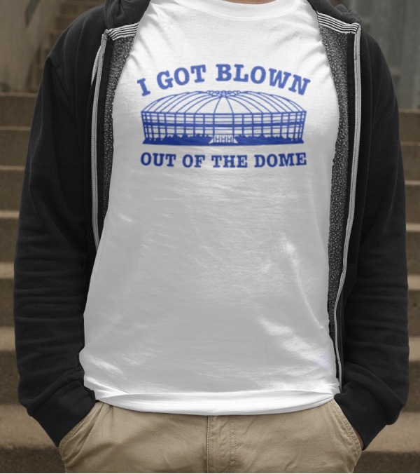 I Got Blown Out Of The Dome Stadium Illustration T-Shirt