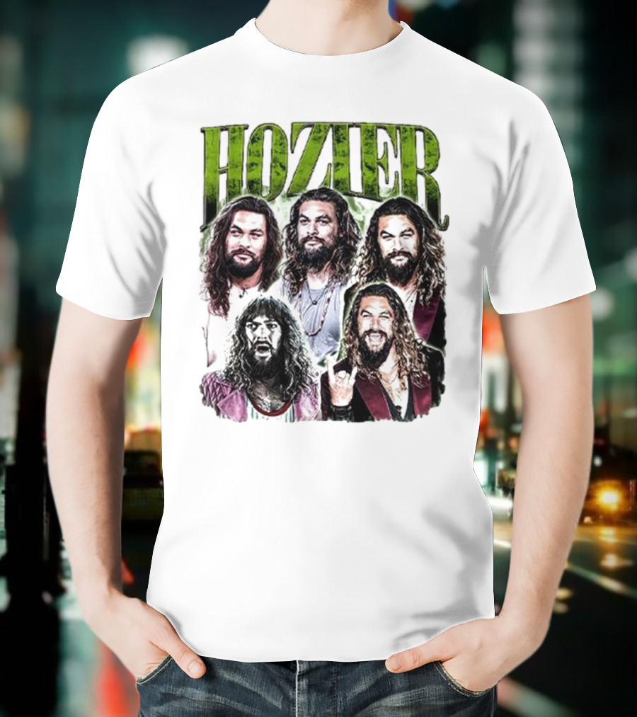 Hozier Jason Momoa Collage T-Shirt