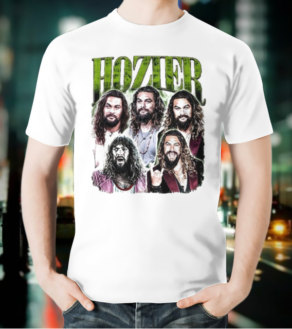 Hozier Jason Momoa Collage T-Shirt