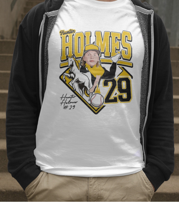 Hunter Holmes 29 Baseball 2025 T-Shirt