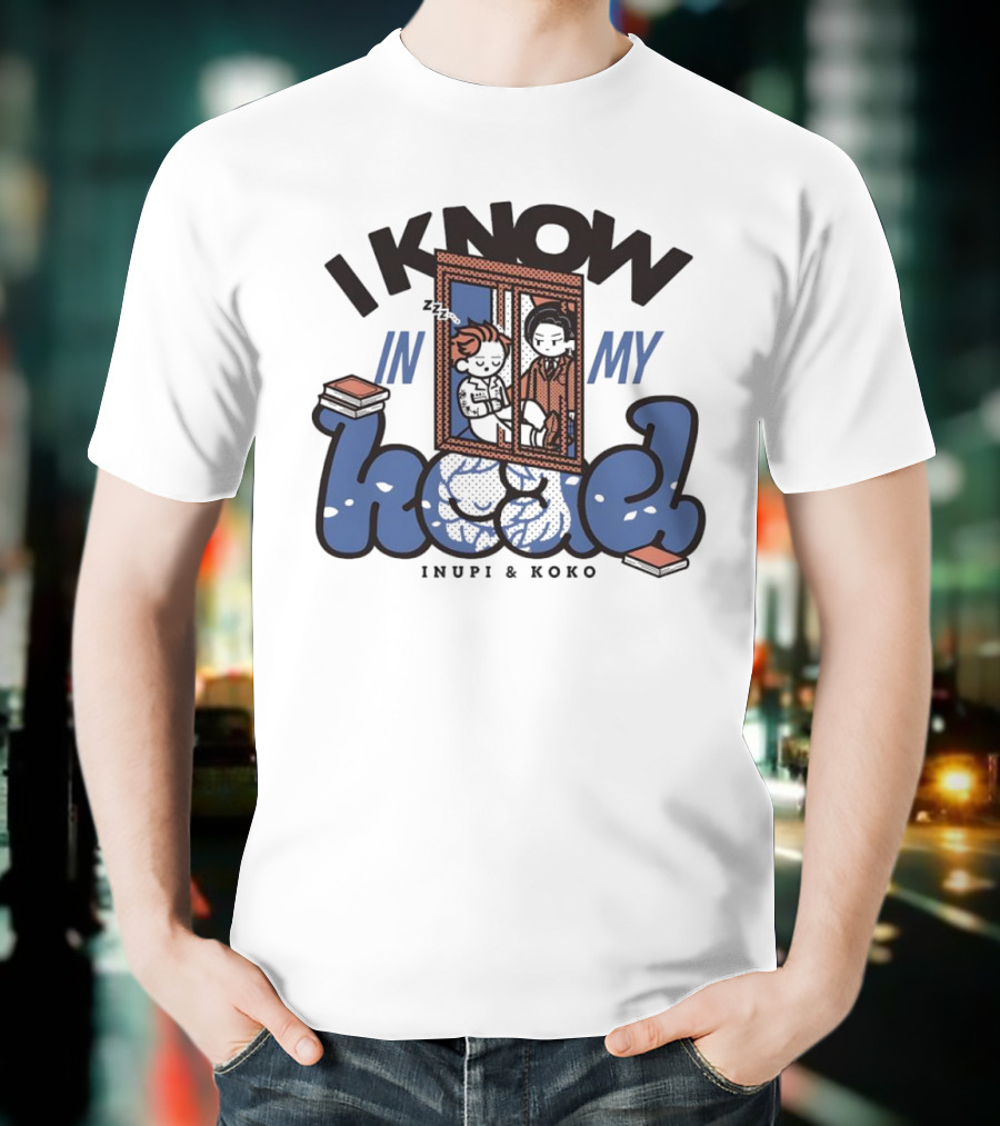 I Know In My Head Inupi And Koko Retro Comic Style T-Shirt