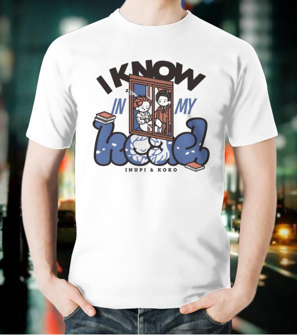 I Know In My Head Inupi And Koko Retro Comic Style T-Shirt