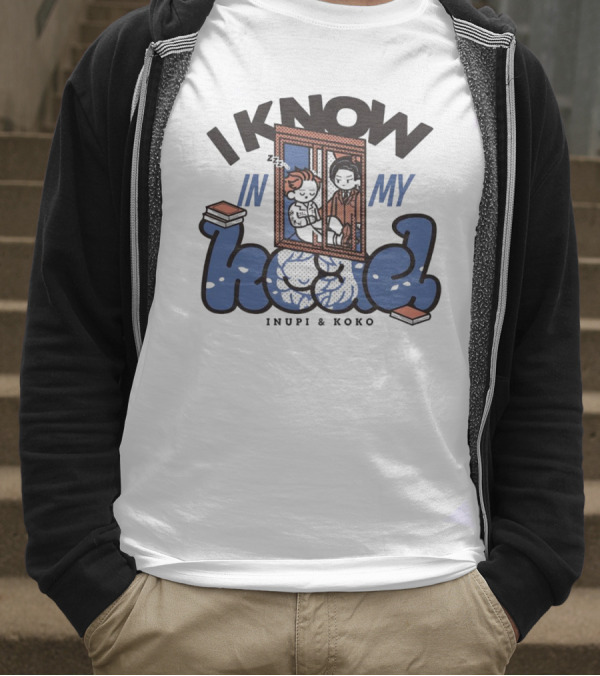 I Know In My Head Inupi And Koko Retro Comic Style T-Shirt