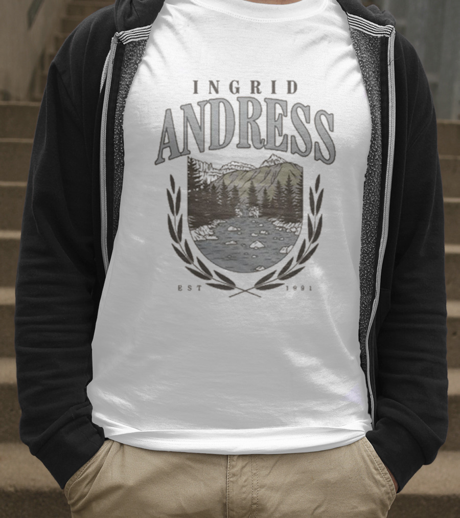 Ingrid Andress Colorado Mountains Est 1991 T-Shirt