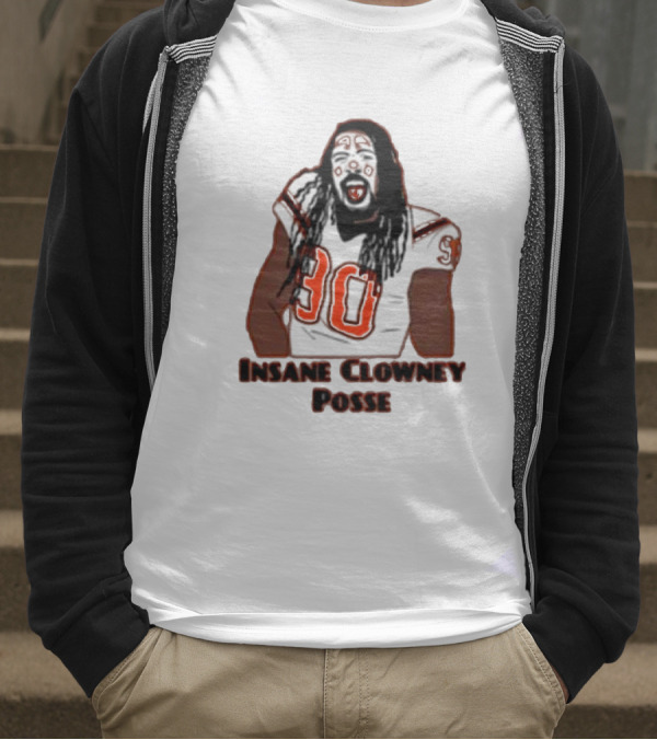 Insane Clowney Posse Player Number 90 Football Themed T-Shirt