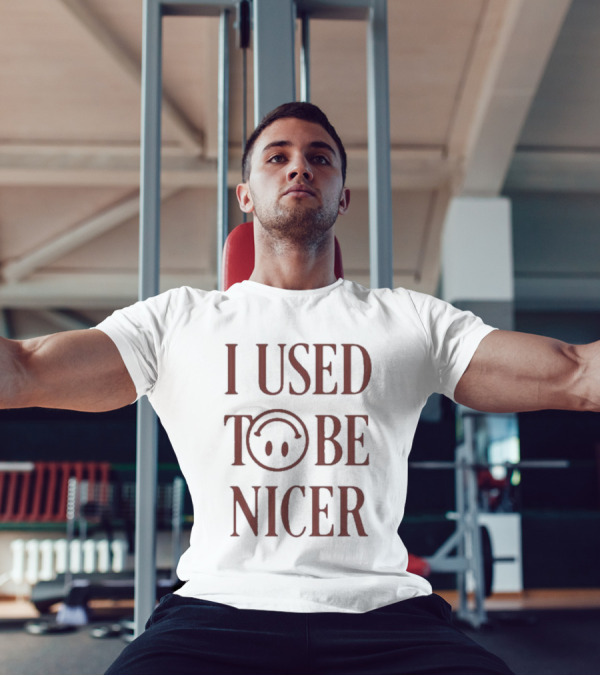 I Used To Be Nicer Smiley Face Emoticon T-Shirt