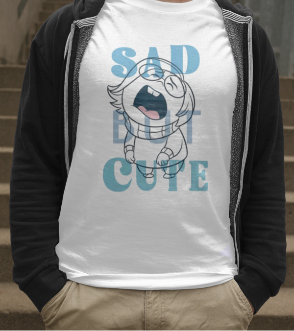 Sad But Cute Inside Out 2 Character T-Shirt