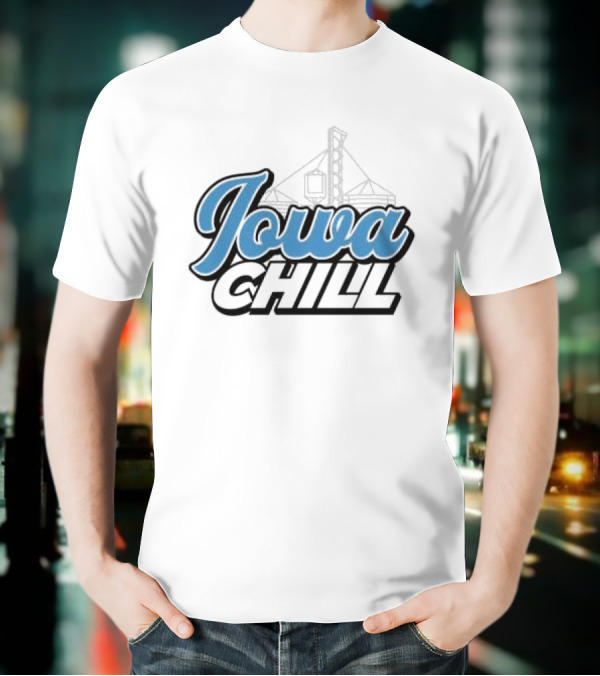 Iowa Chill Beer Coors-Inspired Retro Style T-Shirt