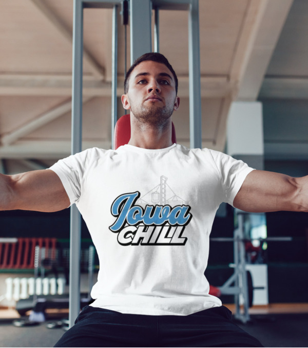 Iowa Chill Beer Coors-Inspired Retro Style T-Shirt
