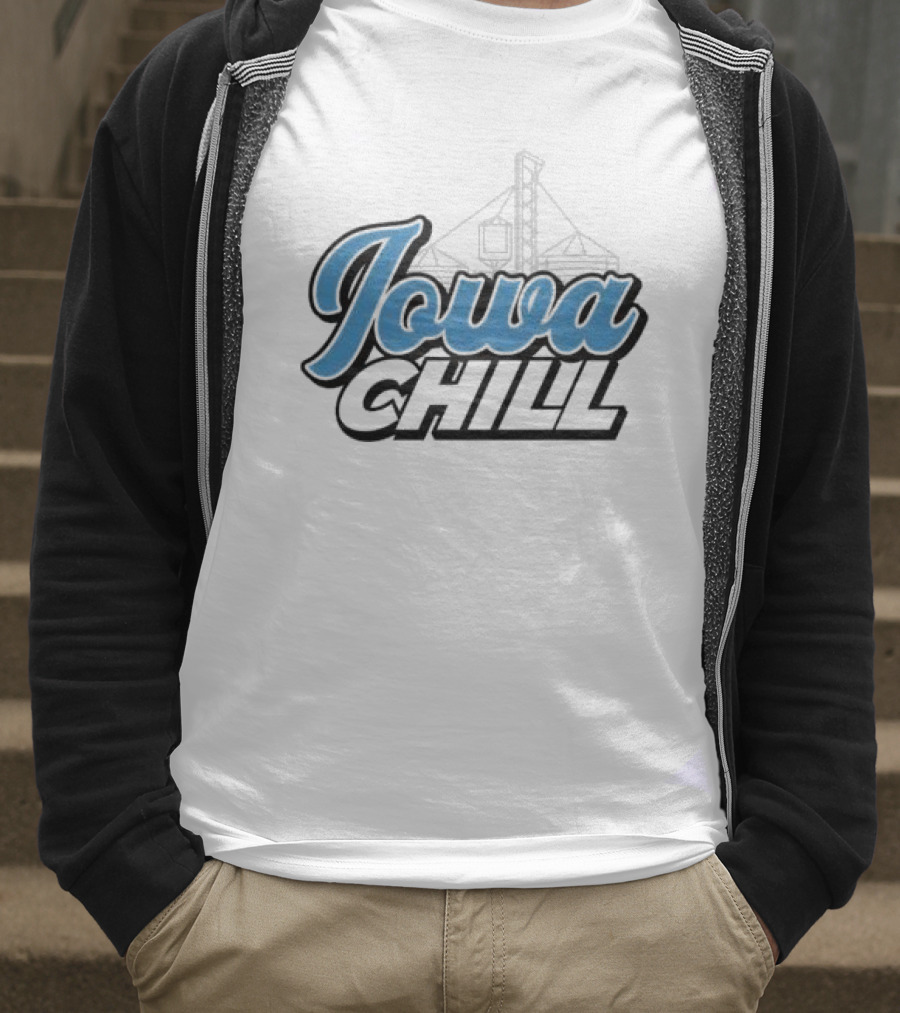 Iowa Chill Beer Coors-Inspired Retro Style T-Shirt