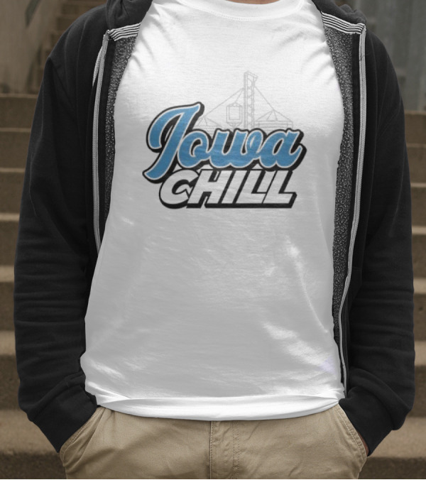 Iowa Chill Beer Coors-Inspired Retro Style T-Shirt