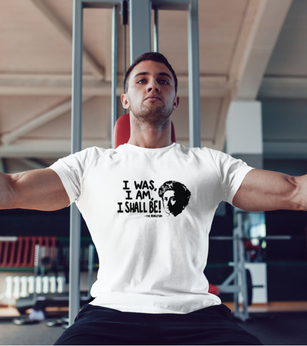 I Was I Am I Shall Be The Revolution Frida Kahlo Portrait T-Shirt