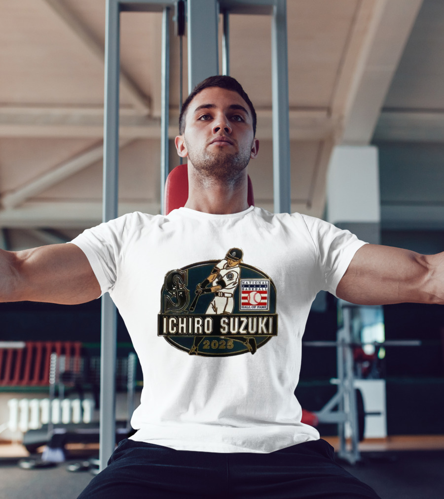 Ichiro Suzuki Seattle Mariners National Baseball Hall Of Fame 2025 T-Shirt