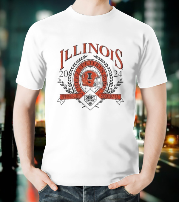 Illinois Fighting Illini Cheez-It Citrus Bowl Football T-Shirt
