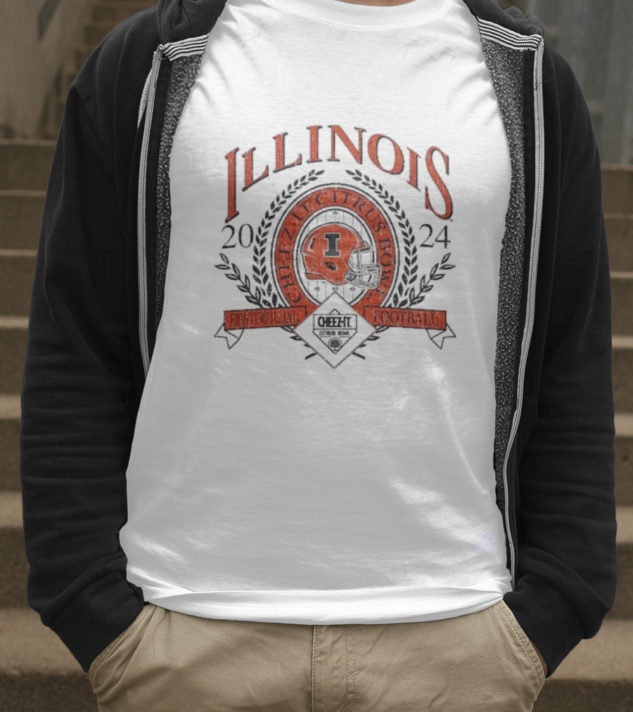 Illinois Fighting Illini Cheez-It Citrus Bowl Football T-Shirt
