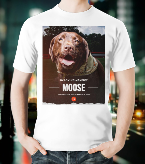 Cleveland Browns NFL In Loving Memory Moose September 24 2014 March 29 2025 Hard Knocks Star T-Shirt