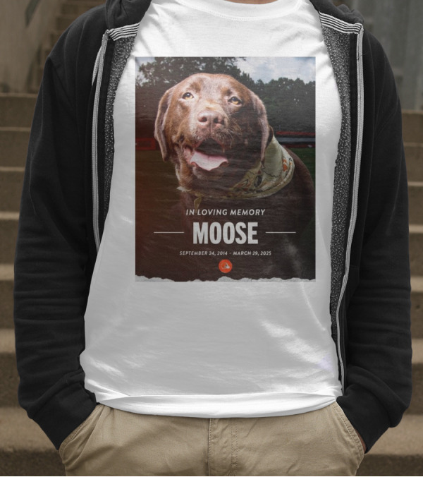 Cleveland Browns NFL In Loving Memory Moose September 24 2014 March 29 2025 Hard Knocks Star T-Shirt