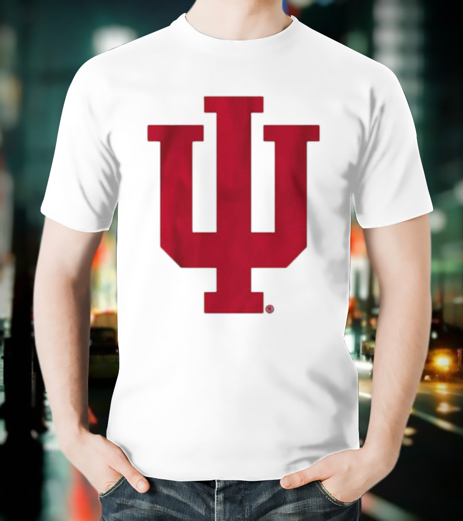 Indiana Hoosiers IU Crimson Emblem T-Shirt