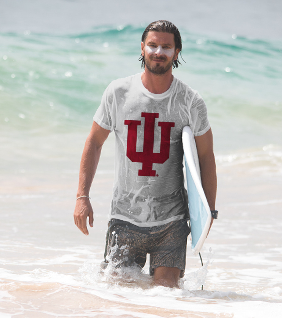 Indiana Hoosiers IU Crimson Emblem T-Shirt