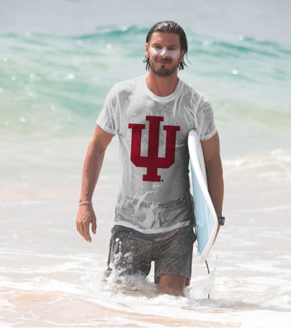 Indiana Hoosiers IU Crimson Emblem T-Shirt