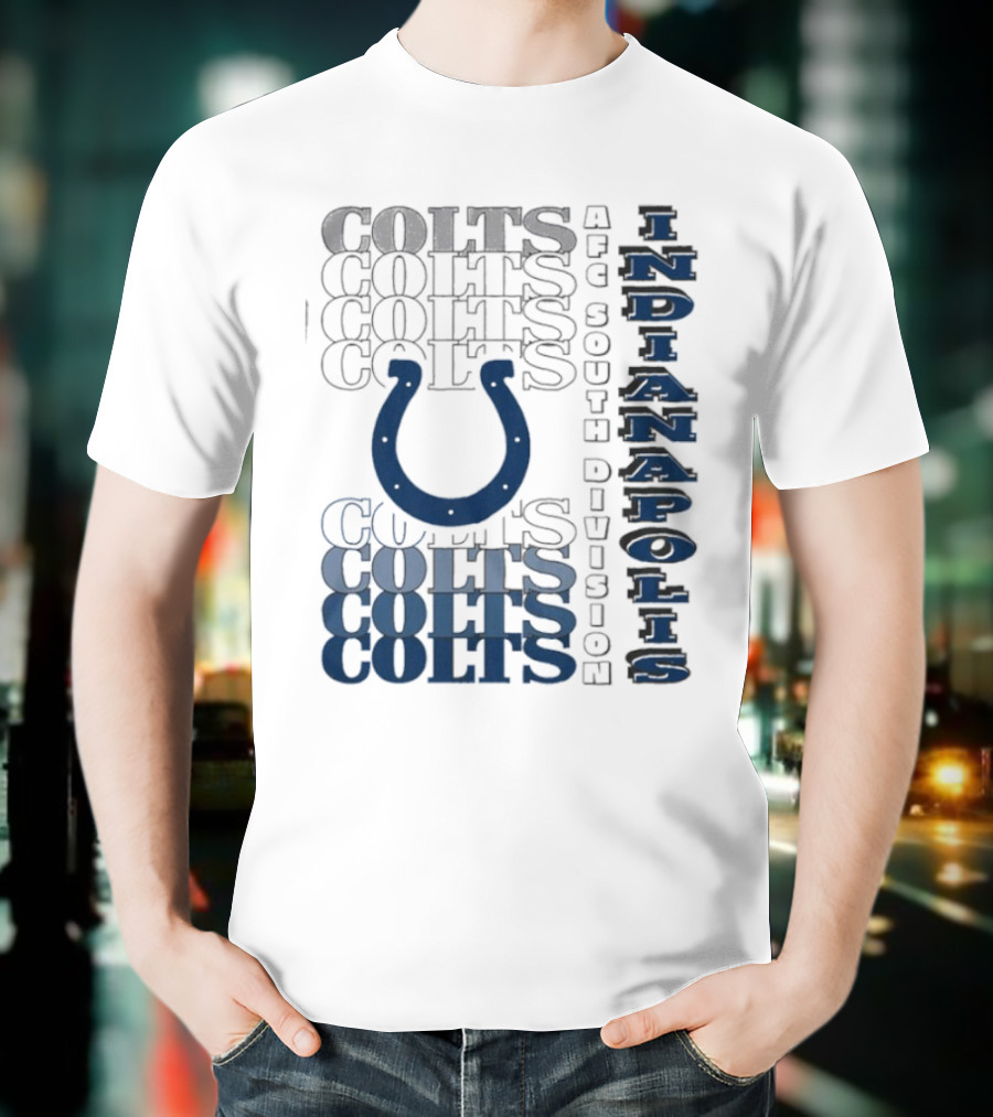 Indianapolis Colts AFC South Division Classic Colts Branding T-Shirt