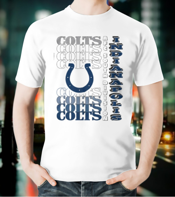 Indianapolis Colts AFC South Division Classic Colts Branding T-Shirt