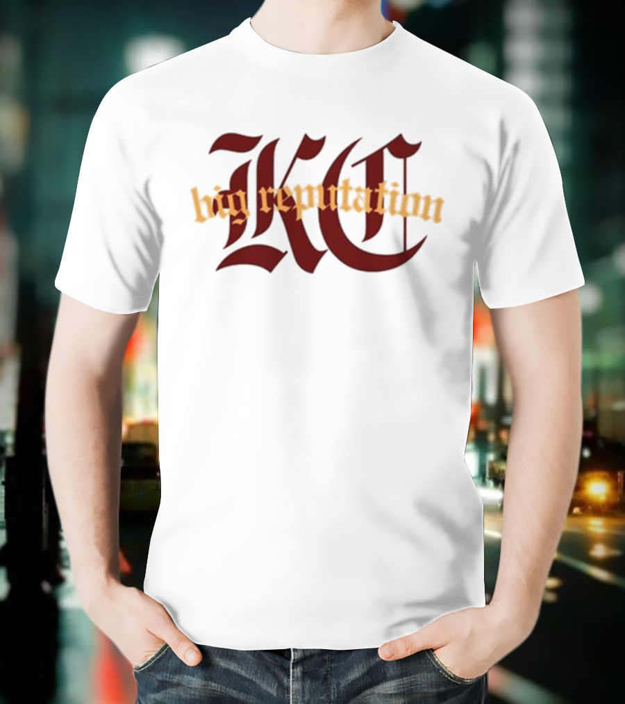 Kc Big Reputation Bold Gothic Style T-Shirt