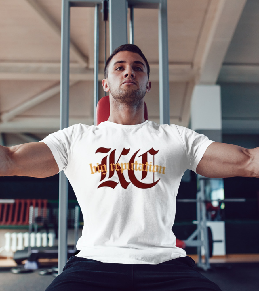 Kc Big Reputation Bold Gothic Style T-Shirt